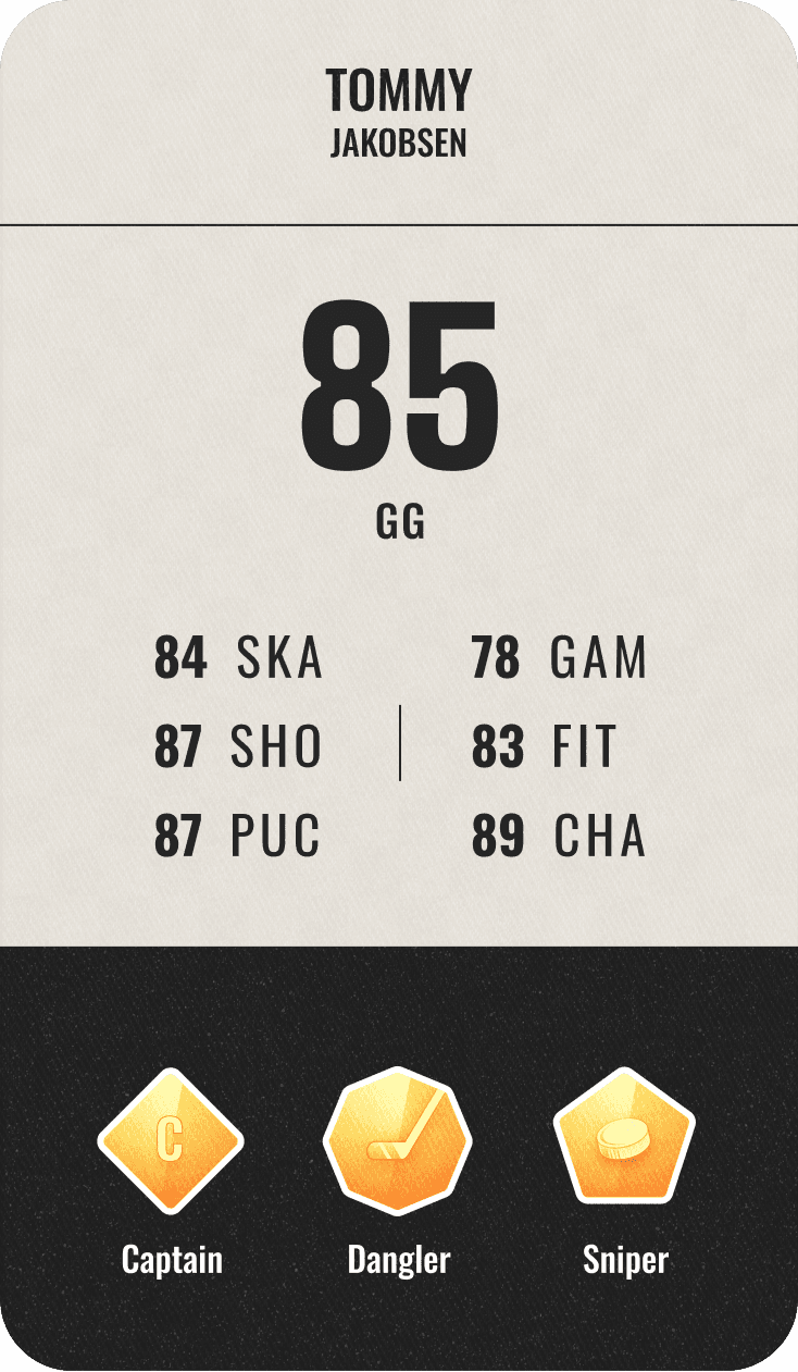 Tommy Jakobsen player card